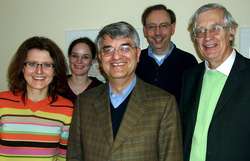 Teilnehmer von links nach rechts: Mag. Dafft, Frau Schulte, Dr. Langensiepen, Mag. Krieger, Prof. Zelger.
